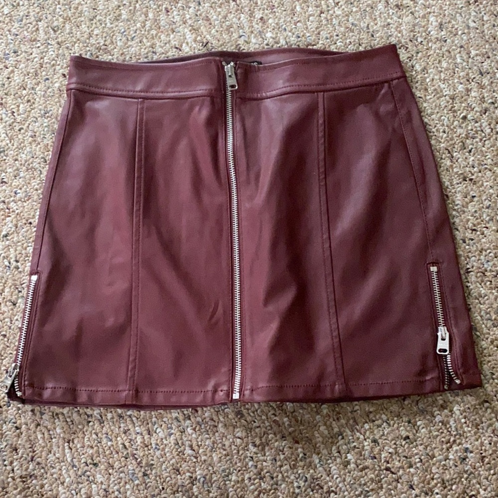 Leather skirt from Express